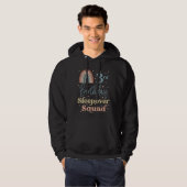 Kinder 3. Geburtstag Boho Rainbow Sleepover Squad Hoodie (Vorne ganz)