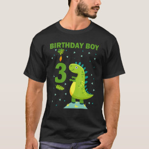 Kinder 3. Geburtstag Junge 3 Jahre alt Niedlicher T-Shirt