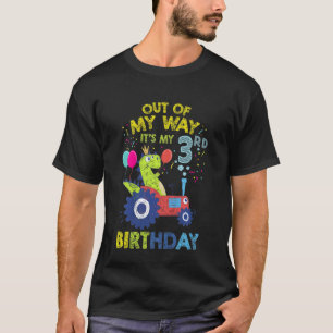 Kinder 3. Geburtstag Junge 3 Jahre alter Hof LKW L T-Shirt