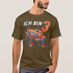 Kinder 3 Geburtstagsgeschenk Jungen Mädchen Monste T-Shirt
