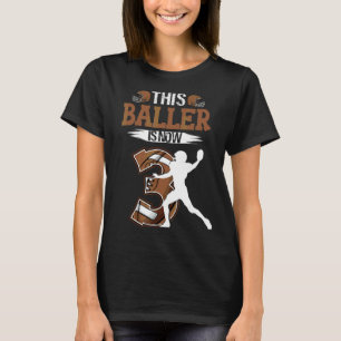 Kinder 3. Geburtstagskind Junge 3 Jahre alter Fußb T-Shirt