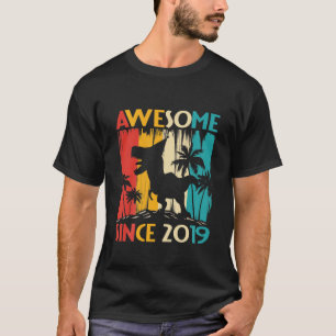 Kinder 3 Jahre alt 3 Jahre Geburtstag Dinosaurier T-Shirt