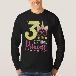 Kinder 3 Jahre alt Mädchen Einhorn 3. Geburtstagsp T-Shirt