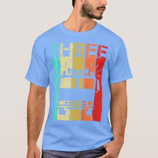 Kinder 3 Jahre alter Feuerzug Geburtstag 3. Geburt T-Shirt