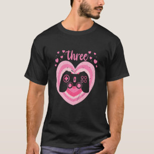 Kinder 3 Jahre Niedlicher Gamer Geburtstagskind 3. T-Shirt