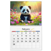 Kinder 3D Cartoon-Tierkalender – Lustig & Cute Kalender (Feb 2027)