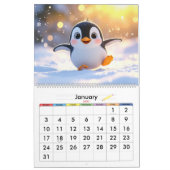 Kinder 3D Cartoon-Tierkalender – Lustig & Cute Kalender (Jan 2027)