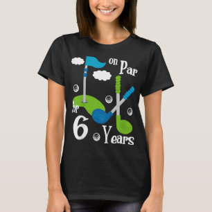 Kinder 4 Geburtstag Golfer Junge 4 Jahre alter Gol T-Shirt