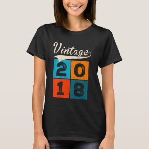 Kinder 4 Jahre alt Frauen am Geburtstag Vintag T-Shirt