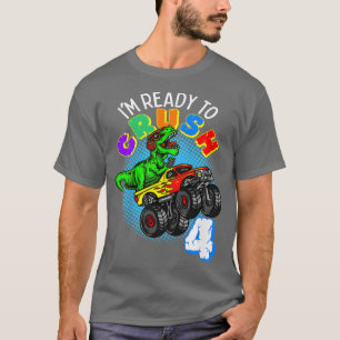 Kinder 4 Jahre alt Geburtstag Junge Geschenke Dino T-Shirt