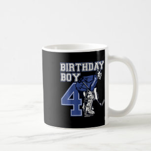 Kinder 4 Jahre alte Eishockey-Torhüter Themen-Gebu Kaffeetasse