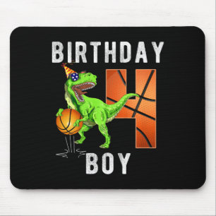 Kinder 4 Jahre Geburtstag für Boy Basketball 4 Jah Mousepad