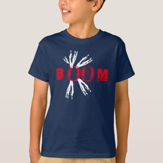 Kinder 4. Juli Boom Explosion Shirt (Vorderseite)