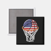 Kinder 4. Juli Bysketbyll US Flagge Kinder Jugend Magnet (Vorderseite/Rückseite)