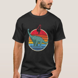 Kinder 4Geburtstag I Brachiosaurus Diplodocus I Fa T-Shirt