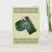 Kinder 4TH Geburtstag 3D Dinosaurier Karte (Vorderseite)