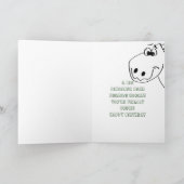 Kinder 4TH Geburtstag 3D Dinosaurier Karte (Innenseite)