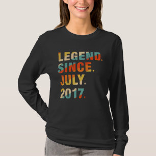 Kinder 5. Geburtstag 5 Jahre alte Legende seit 2. T-Shirt