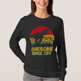 Kinder 5. Geburtstag Dinosaurier Trex Phantastisch T-Shirt