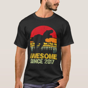 Kinder 5. Geburtstag Dinosaurier Trex Phantastisch T-Shirt