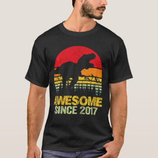 Kinder 5. Geburtstag Dinosaurier Trex Phantastisch T-Shirt