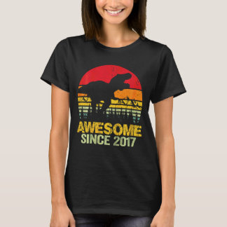 Kinder 5. Geburtstag Dinosaurier Trex Phantastisch T-Shirt