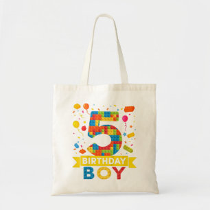 Kinder 5. Geburtstag Master Builder 5 Jahre alt Bl Tragetasche