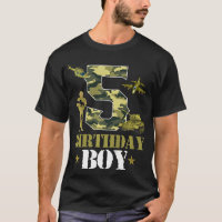 Kinder 5. Geburtstag Militärische Camouflage Junge