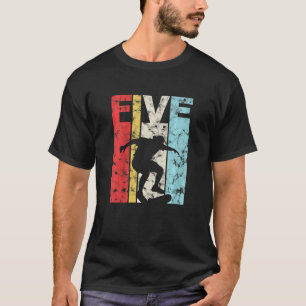 Kinder 5 Geburtstagsparty 5 Jahre Skateboard Skate T-Shirt