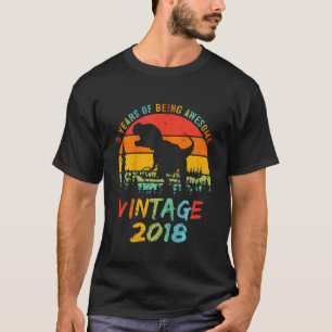 Kinder 5 Jahre alt 5. Geburtstag Junge Dinosaurier T-Shirt