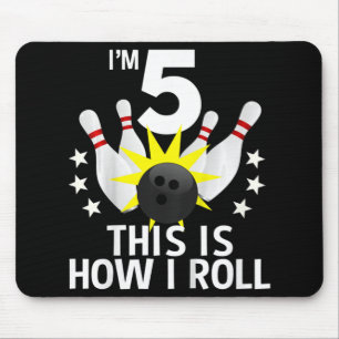 Kinder 5 Jahre alt Bowling Geburtstagsparty wie ic Mousepad