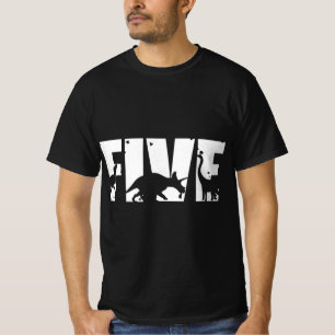 Kinder 5 Jahre alt Geburtstag Junge Dinosaurier T  T-Shirt