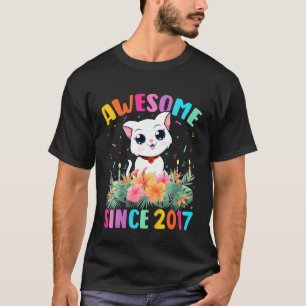 Kinder 5 Jahre alt Katze Lover Phantastisch seit 2 T-Shirt
