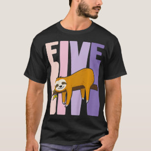 Kinder 5 Jahre alt Niedliche Schlampe Geburtstagsk T-Shirt