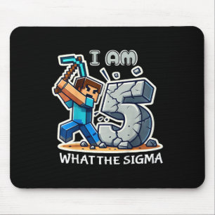Kinder 5 Jahre alt Sigma Pixel Art Mining Gamer St Mousepad