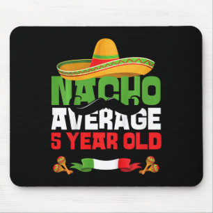 Kinder 5 Jahre alte mexikanische Fiesta 5. Geburts Mousepad