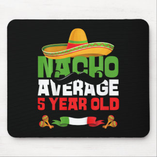 Kinder 5 Jahre alte mexikanische Fiesta 5. Geburts Mousepad