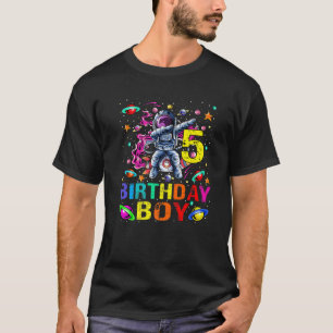 Kinder 5 Jahre Junge Astronautin 5. Geburtstag Jun T-Shirt
