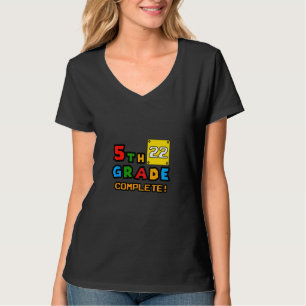Kinder 5. Klasse von 2022 Vollständiger Abschluss T-Shirt