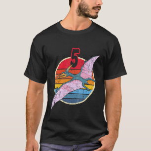 Kinder 5Geburtstag I Pterodactylus I Familie Match T-Shirt