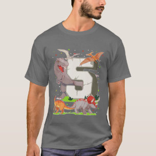 Kinder 5Geburtstagskind Geschenk Dinosaurier Figur T-Shirt