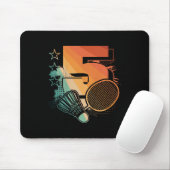Kinder 5th Birthday Boy Badminton Player Badminton Mousepad (Mit Mouse)