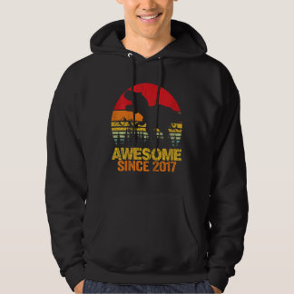 Kinder 5th Birthday Boy Dinosaurier Trex 5 Jahre a Hoodie