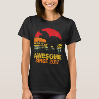 Kinder 5th Birthday Boy Dinosaurier Trex 5 Jahre a T-Shirt