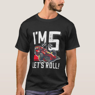 Kinder 5th Birthday, Grand Prix Racing Car, Sport  T-Shirt