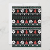 Kinder-67-hässliches-Weihnachts-Pullover-Party Einladung (Rückseite)