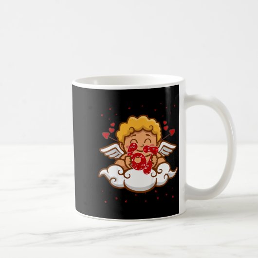 Kinder 6 7 Meme Sechs Sieben Kuschel 67 Valentinst Kaffeetasse (Rechts)