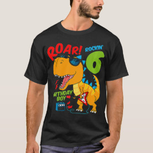 Kinder 6. Geburtstag 6 Jahre Junge Rock Star TRe P T-Shirt