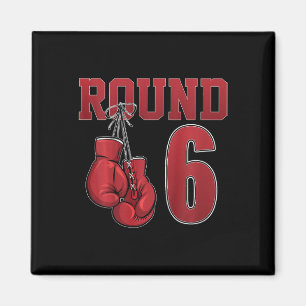 Kinder 6. Geburtstag Boxjung 6 Jahre alt Boxer Bda Magnet