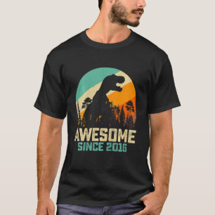 Kinder 6. Geburtstag Dinosaurier 6 Jahre Jungen So T-Shirt